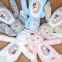 I Filled It With My Wishes - Personalized Bunny Plush