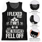 I Flexed And The Sleeves Fell Off - Custom Tank Top For Men