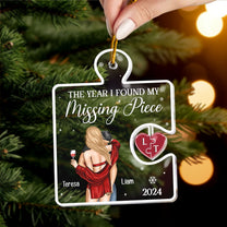 I Found My Missing Piece - Personalized Acrylic Ornament