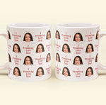 I Freaking Love You Custom Face - Personalized Photo Mug