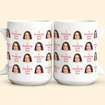 I Freaking Love You Custom Face - Personalized Photo Mug