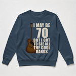 I Got To See All The Cool Bands Gift For Vintage Rock Bands Fans, Classic Guitar, Grandpa, Dad - Personalized Shirt