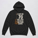 I Got To See All The Cool Bands Gift For Vintage Rock Bands Fans, Classic Guitar, Grandpa, Dad - Personalized Shirt