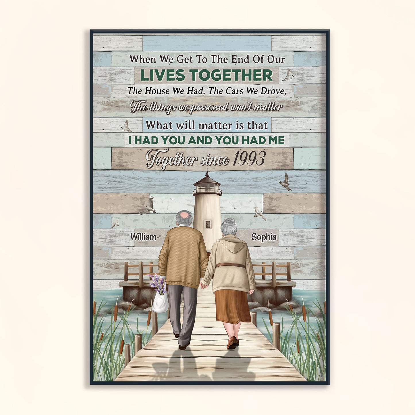 I Had You And You Had Me - Personalized Poster