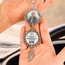 I Have An Angel Watching Over Me - Personalized Car Photo Ornament