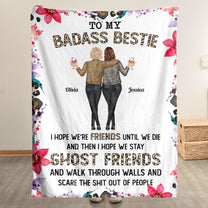 I Hope We're Friends Until We Die - Personalized Blanket