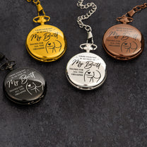 I Hope Your Day Is As Nice As My Bu** - Personalized Pocket Watch