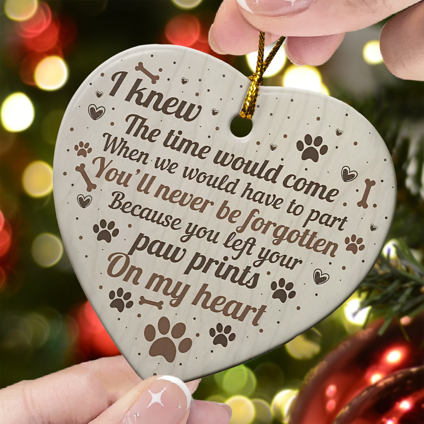 I Knew The Time Would Come - Ceramic Ornament