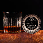 I Licked It, So It's Mine - Personalized Engraved Whiskey Glass