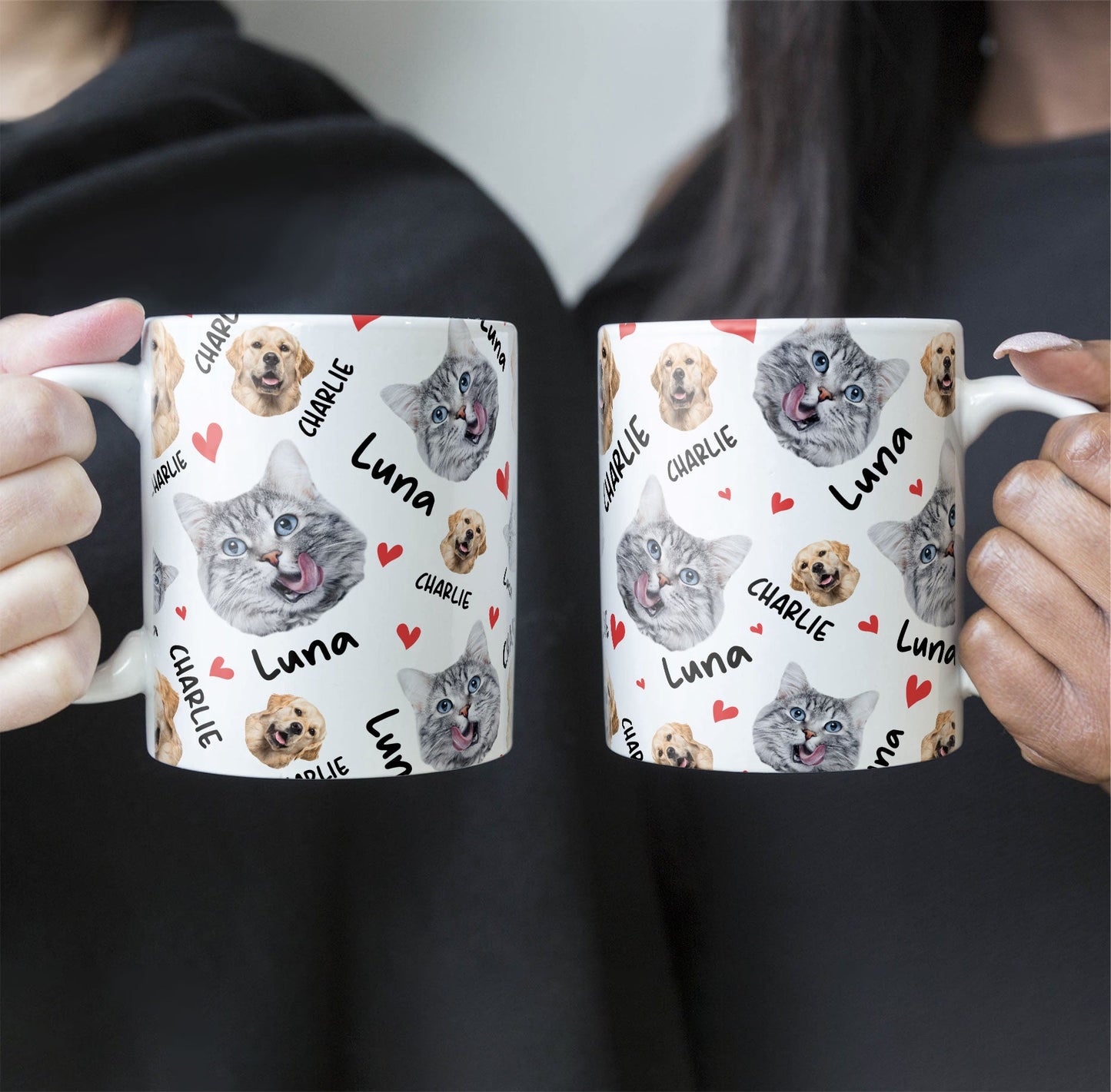 Pets Face And Name - Personalized Photo Mug