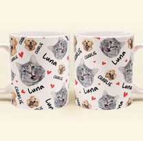 Pets Face And Name - Personalized Photo Mug