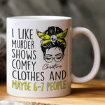 I Like Murder Shows - Personalized Mug