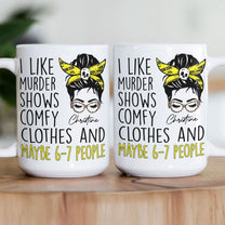 I Like Murder Shows - Personalized Mug