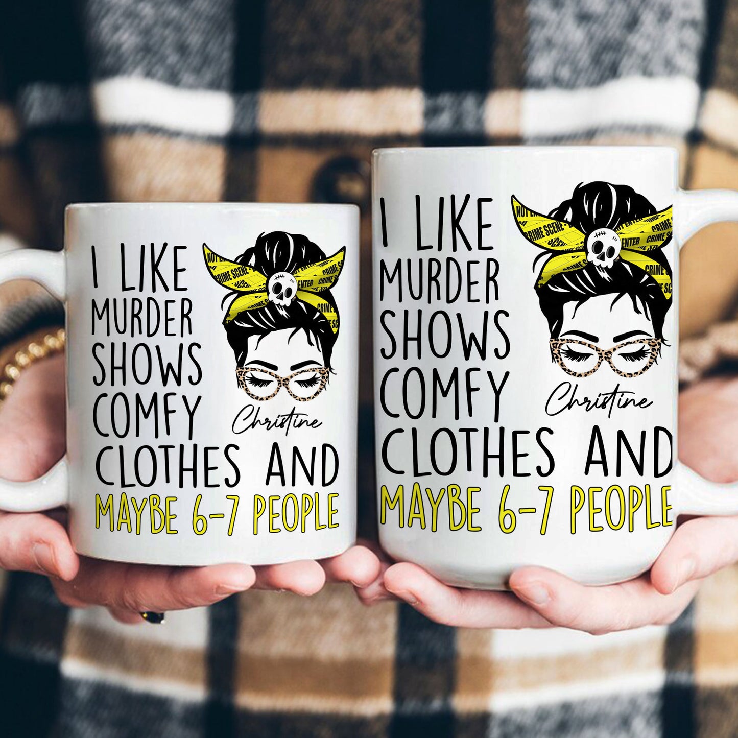 I Like Murder Shows - Personalized Mug