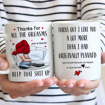 I Like You A Lot More Than I Planned - Personalized Mug