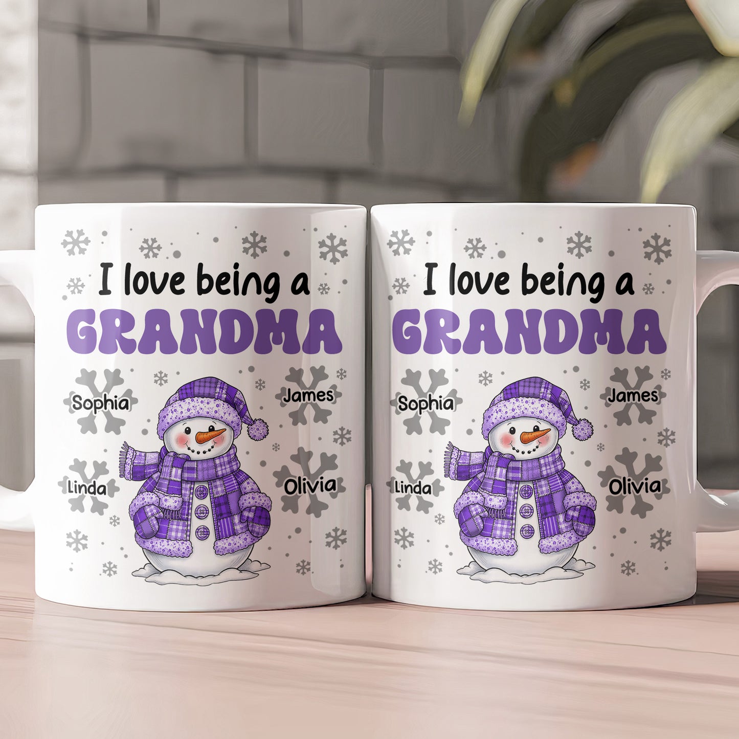 I Love Being A Grandma - Personalized Mug