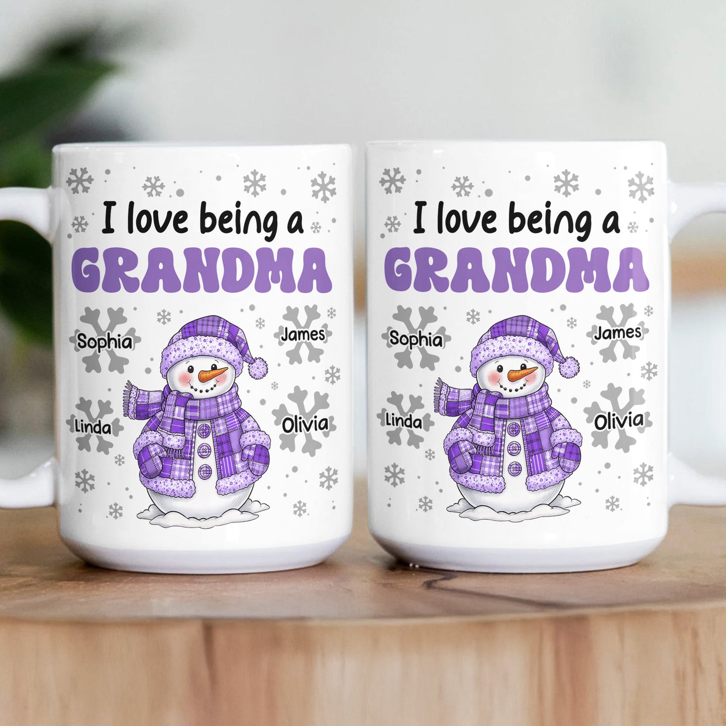 I Love Being A Grandma - Personalized Mug