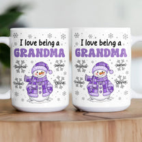 I Love Being A Grandma - Personalized Mug