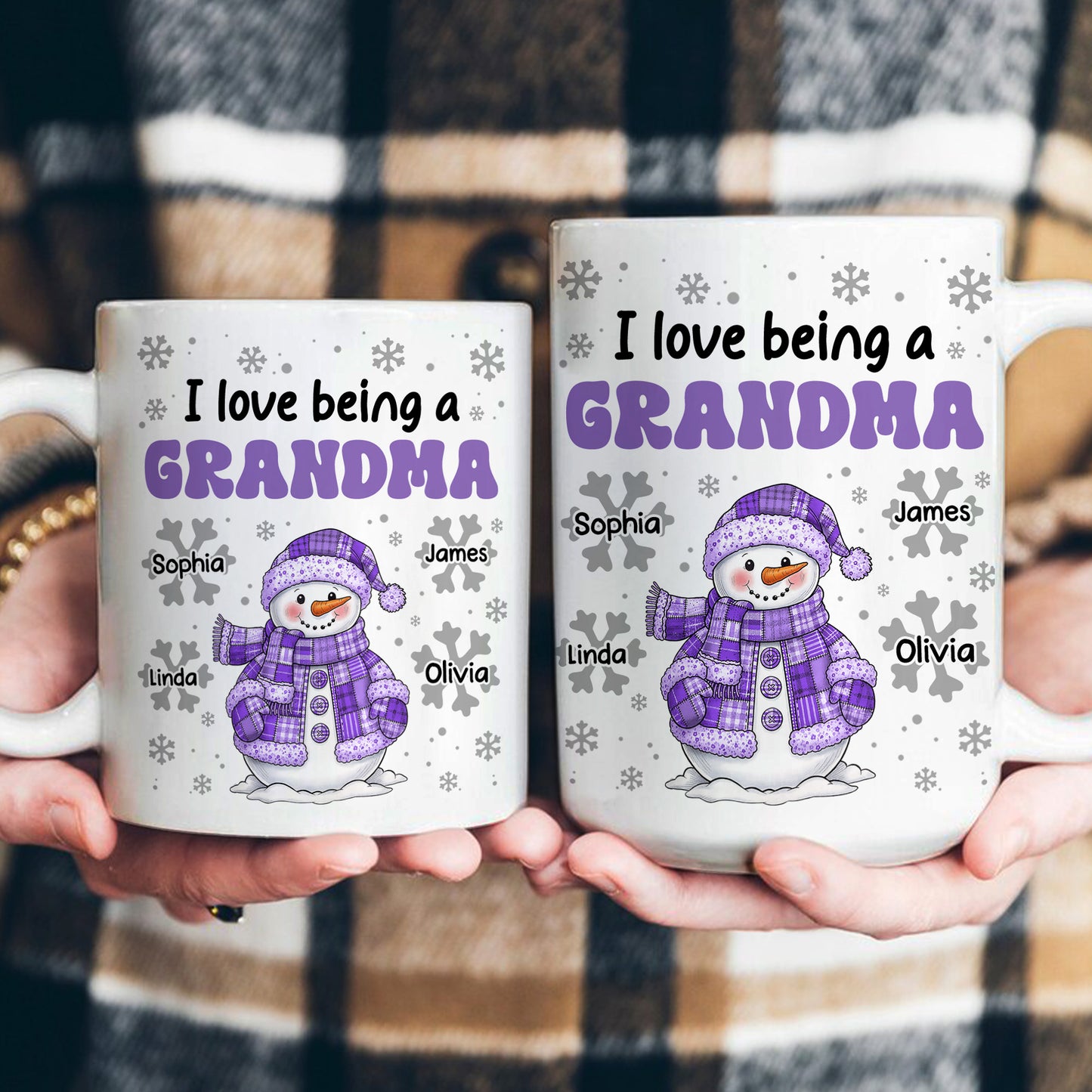 I Love Being A Grandma - Personalized Mug