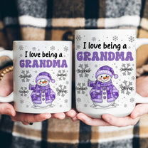 I Love Being A Grandma - Personalized Mug