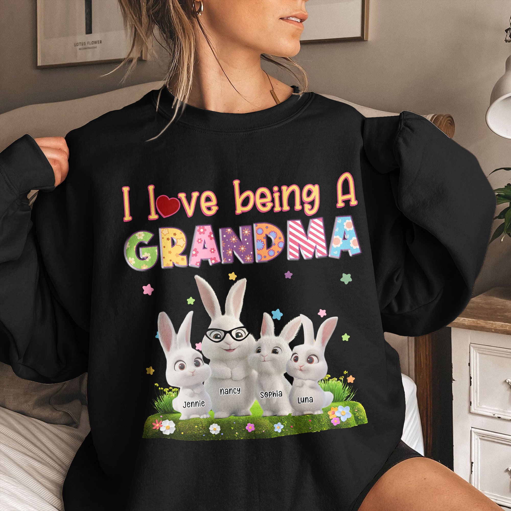 I Love Being A Grandma - Personalized Shirt