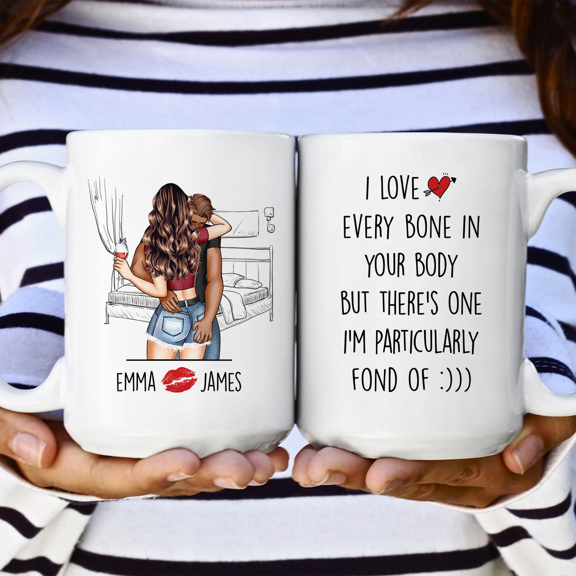 I Love Every Bone In Your Body - Personalized Mug