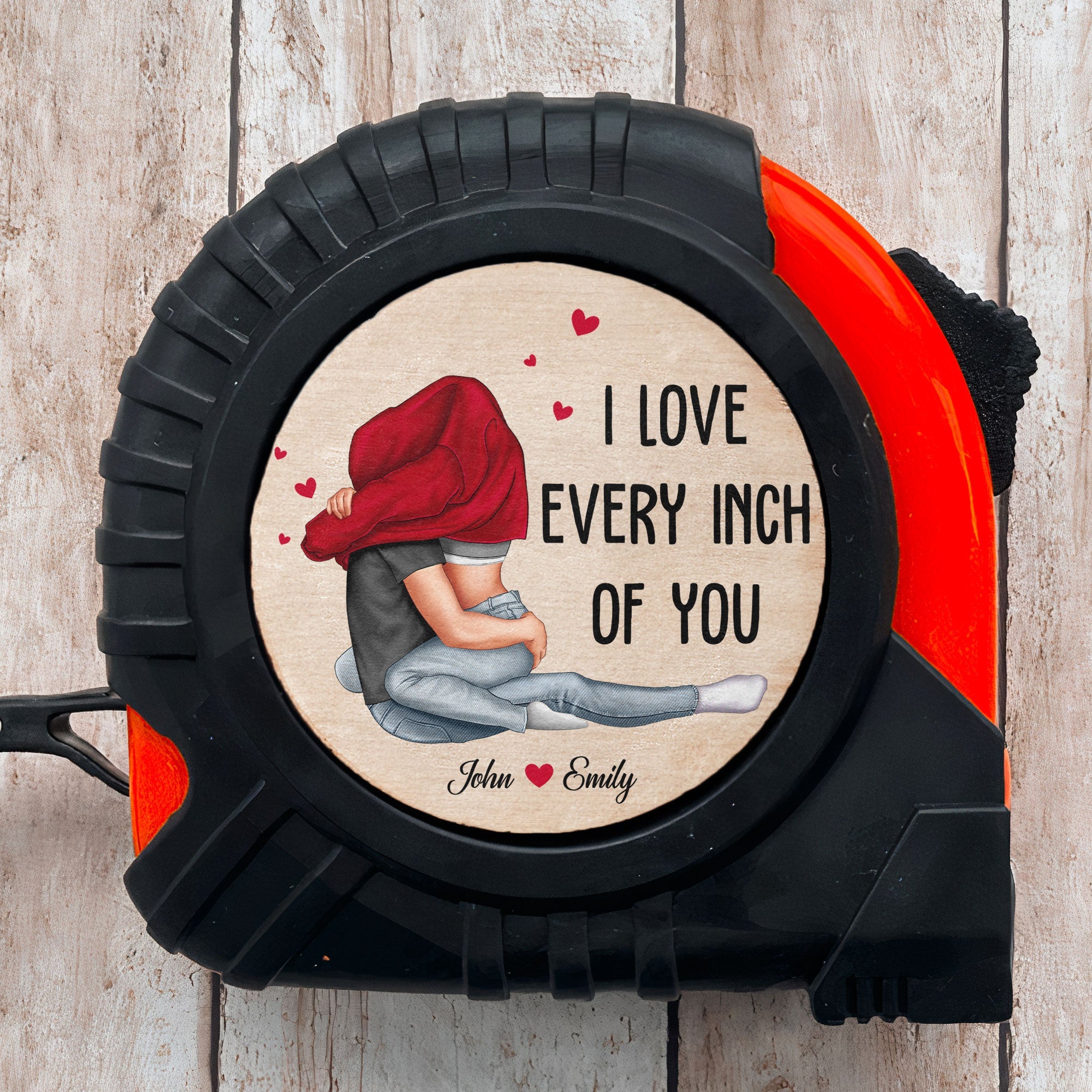Father's Day Gifts, I Love Every Inch Of You - Personalized Tape Measure