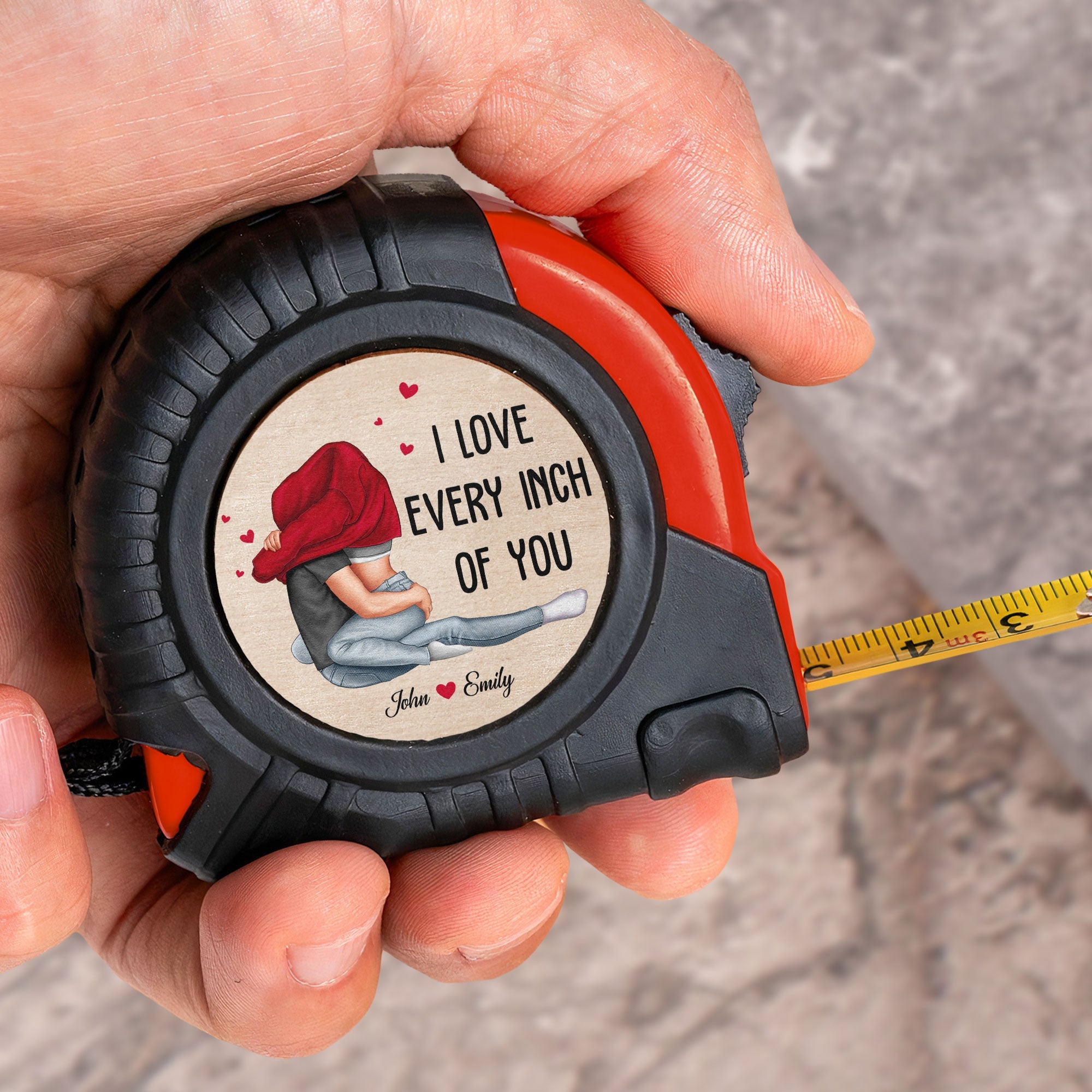 Father's Day Gifts, I Love Every Inch Of You - Personalized Tape Measure