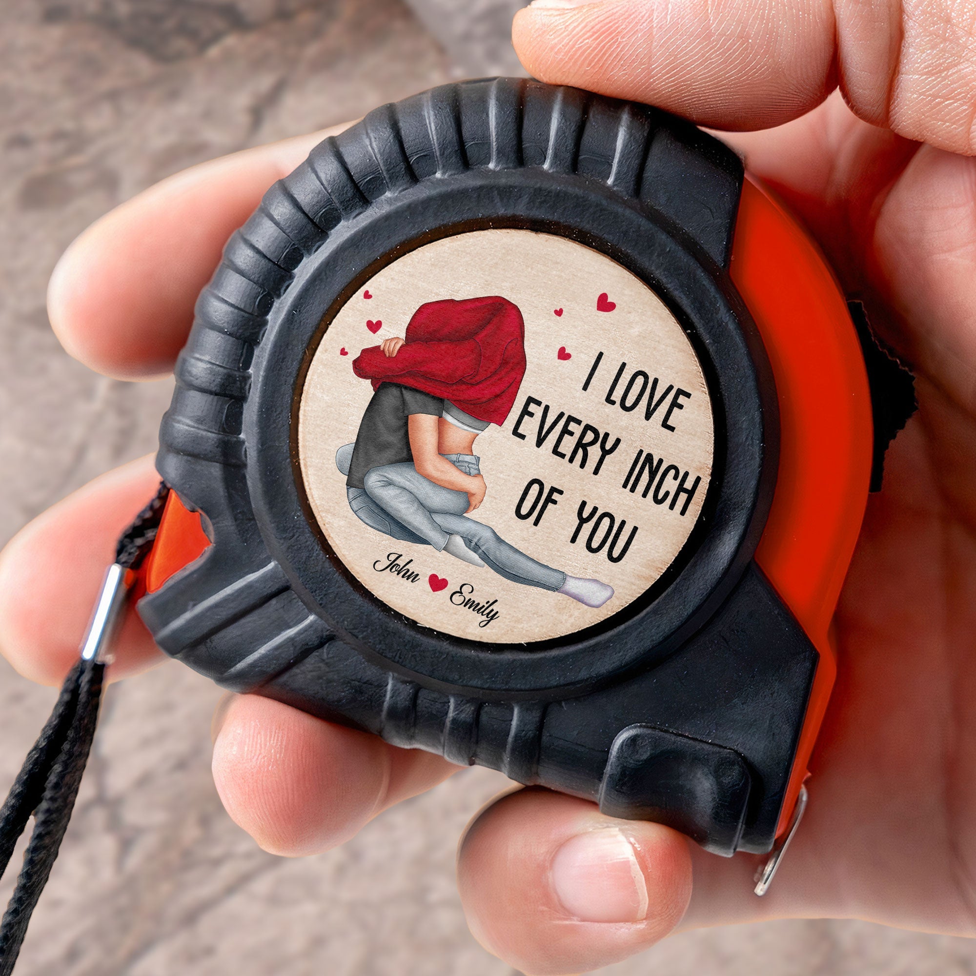 Father's Day Gifts, I Love Every Inch Of You - Personalized Tape Measure