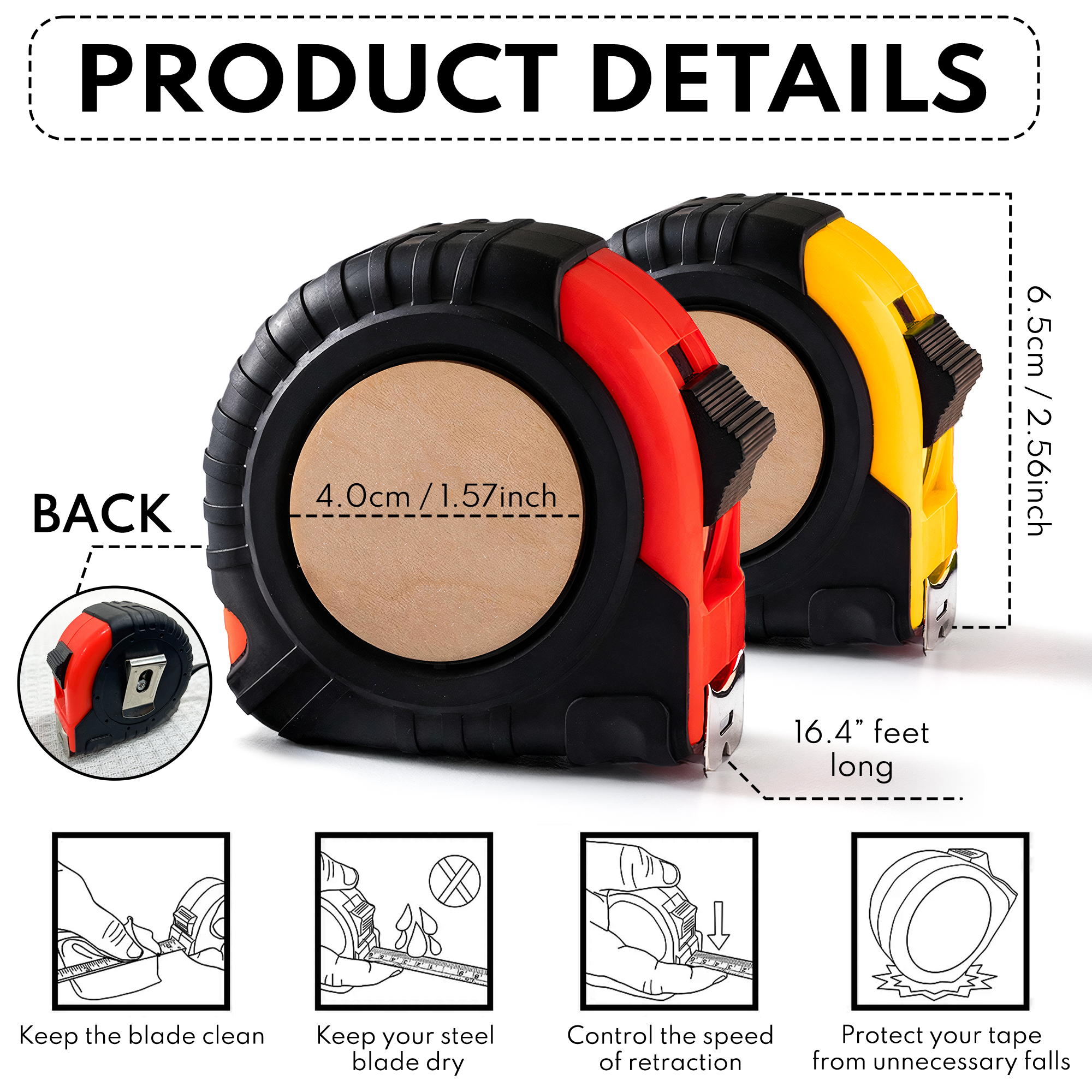 Father's Day Gifts, I Love Every Inch Of You - Personalized Tape Measure