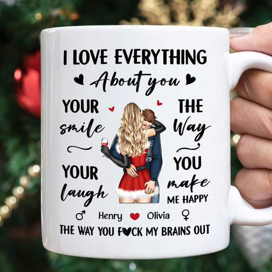 I Love Everything About You - Personalized Mug