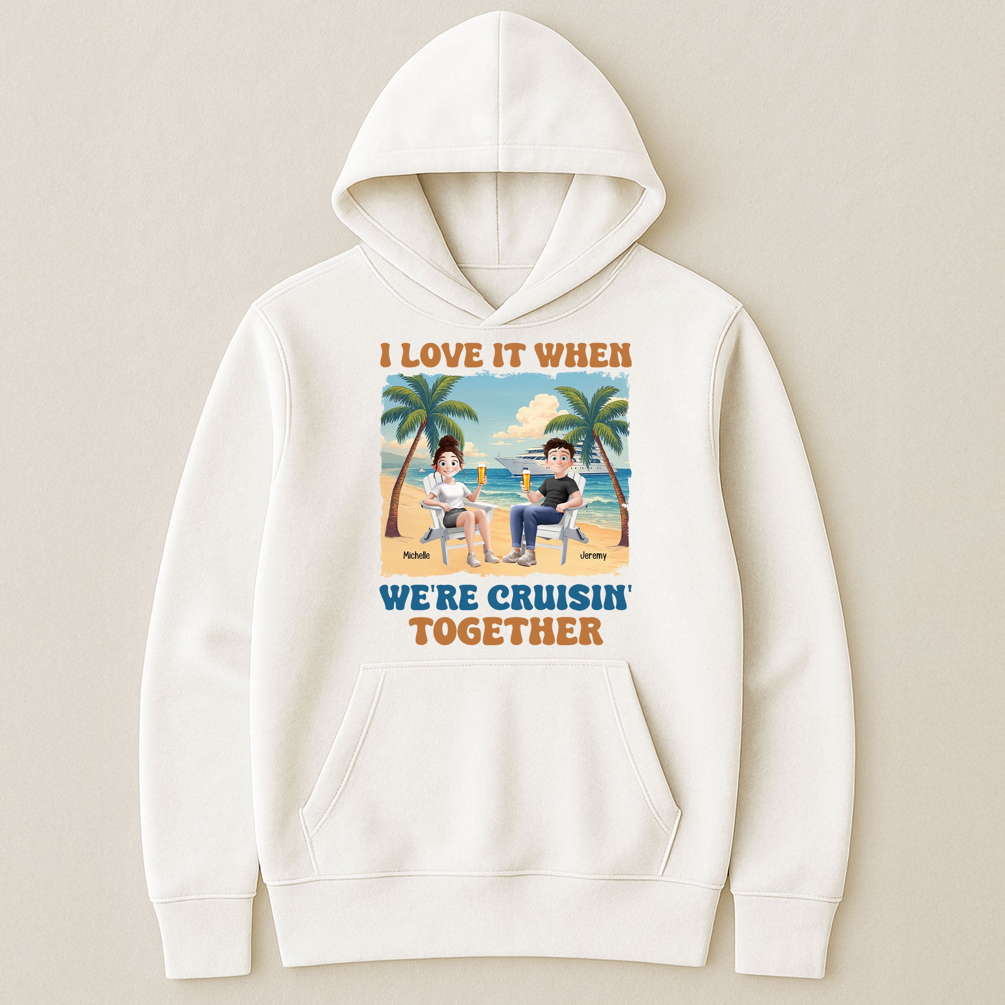 I Love It When We're Cruisin' Together Summer Couple - Personalized Shirt