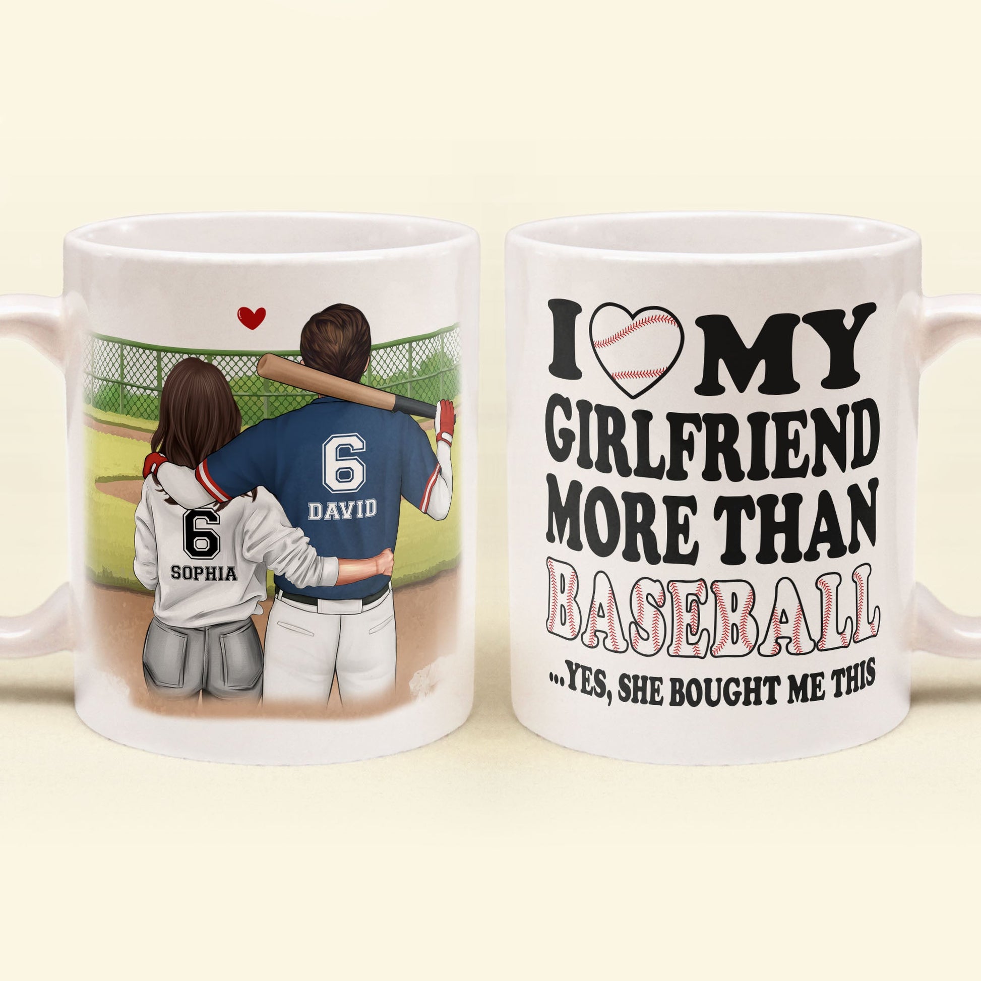 Baseball Fan Coffee Mug, This Girl Loves Her Dodgers-Travel Coffee Mug 14  oz For Baseball Player, Fan, Baseball Lover,Girlfriend