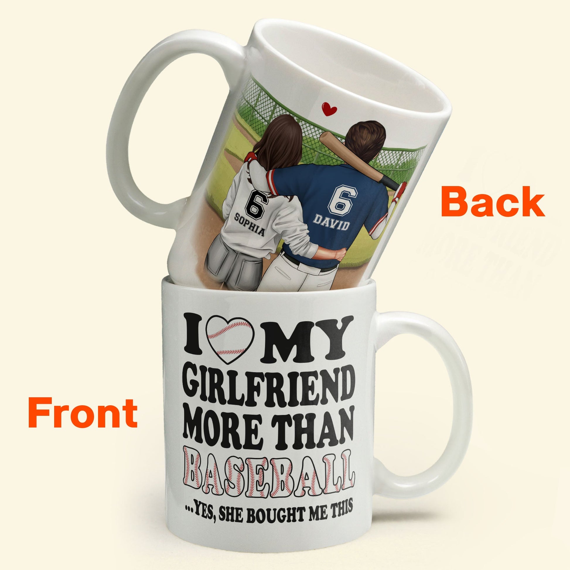 Baseball Fan Coffee Mug, This Girl Loves Her Dodgers-Travel Coffee Mug 14  oz For Baseball Player, Fan, Baseball Lover,Girlfriend