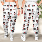 I Love My Hot Wife Custom Face - Personalized Photo Sweatpants