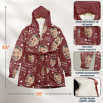 I Love My Husband - Personalized Photo Hooded Robe