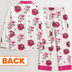 I Love My Husband, Gift For Her, Anniversary Gift - Personalized Satin Pajama Set