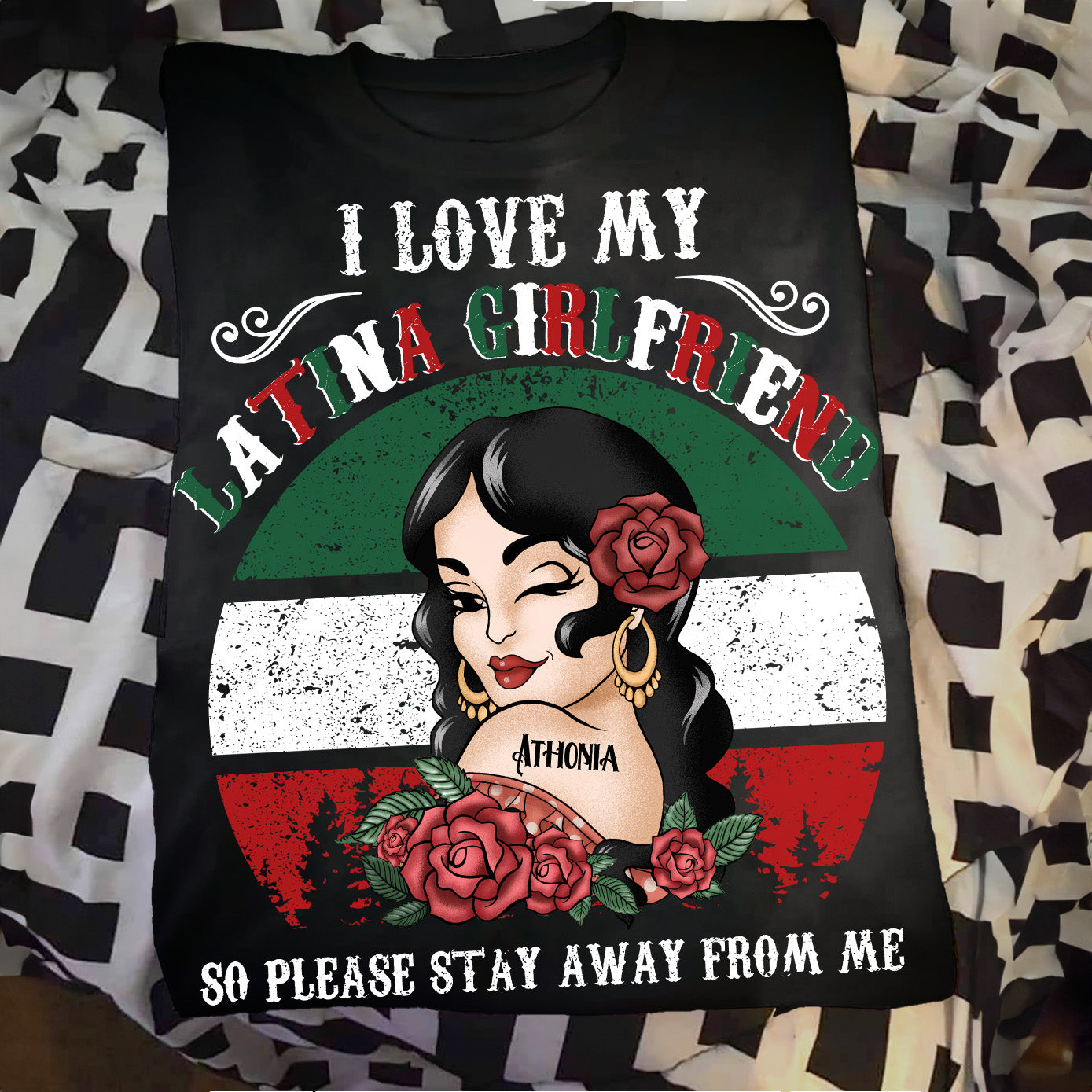 I Love My Latina Girlfriend - Personalized Shirt