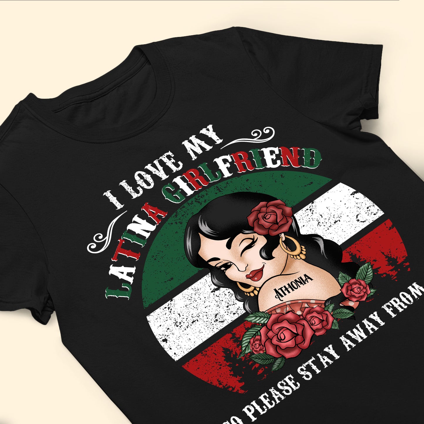 I Love My Latina Girlfriend - Personalized Shirt