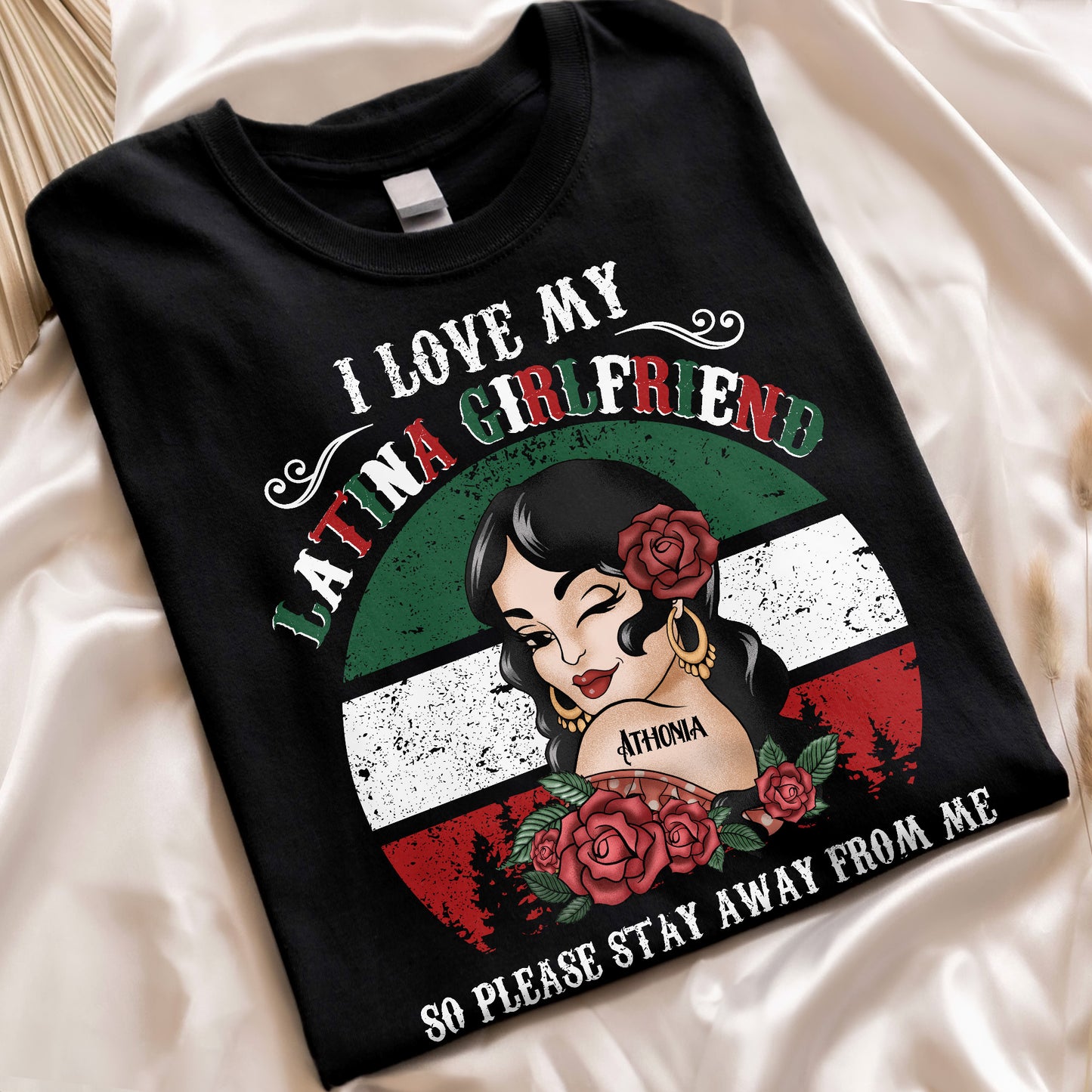 I Love My Latina Girlfriend - Personalized Shirt