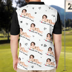 I Love My Wife - Property Funny Gift For Husband - Personalized Photo Polo Shirt