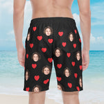 I Love My Wife So Stay Away From Me - Personalized Photo Men's Beach Shorts