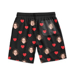 I Love My Wife So Stay Away From Me - Personalized Photo Men's Beach Shorts