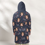 I Love My Wife, Honey.... - Personalized Photo Hooded Robe