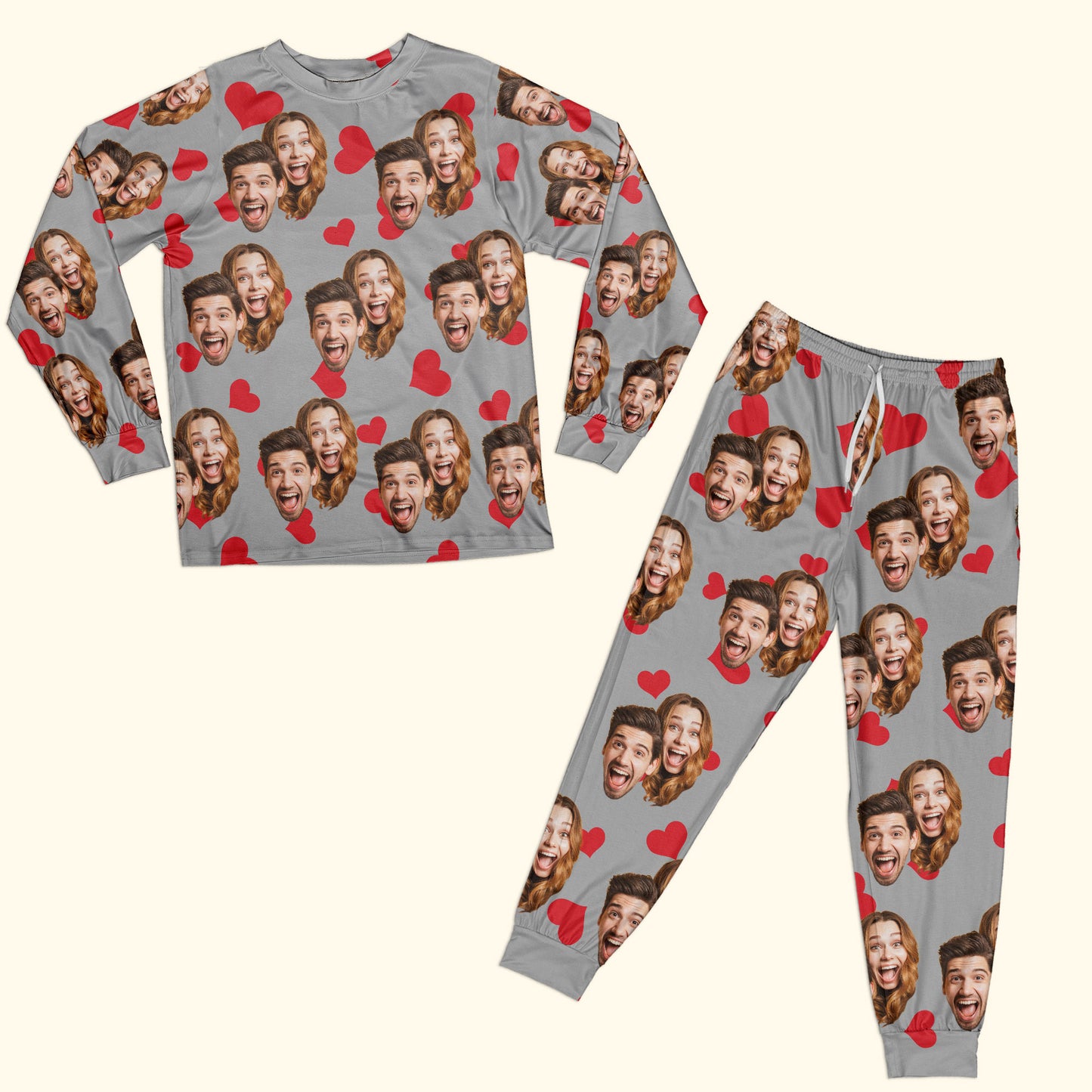 I Love You  - Personalized Photo Pajamas