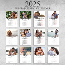 I Love You 365 Days Of The Year - Personalized Photo Easel Calendar