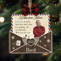 I Love You All Dearly - Personalized Wooden Photo Ornament