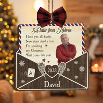 I Love You All Dearly - Personalized Wooden Photo Ornament