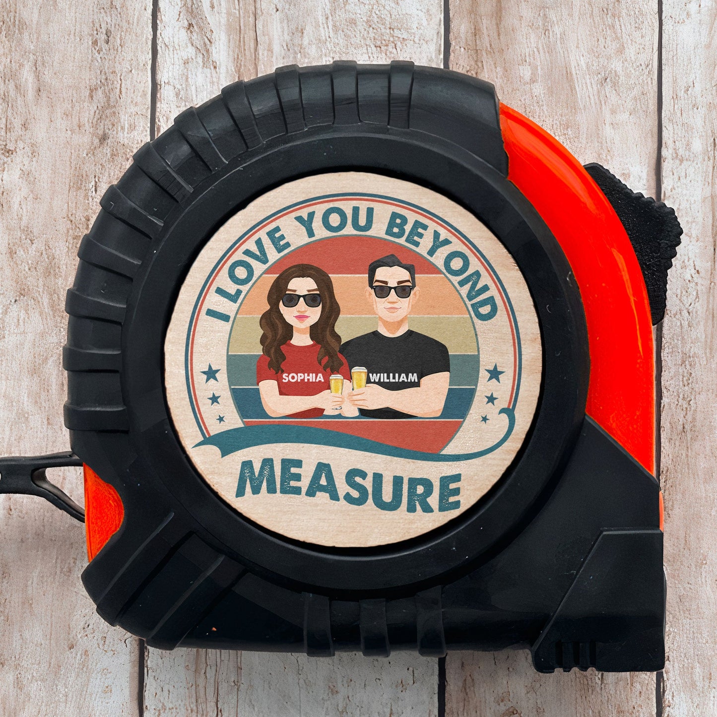 I Love You Beyond Measure - Personalized Tape Measure