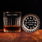 I Love You For So Many Reasons - Naughty & Funny - Personalized Engraved Whiskey Glass